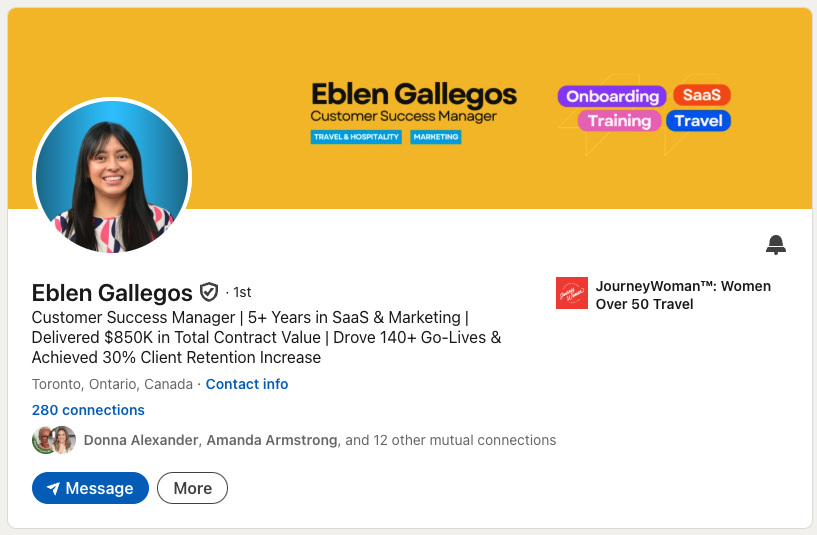 Eblen LinkedIn after