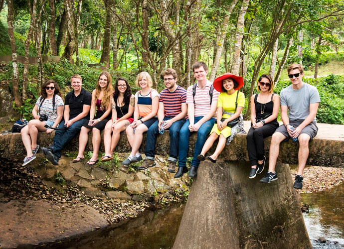 Group photo in Vietnam